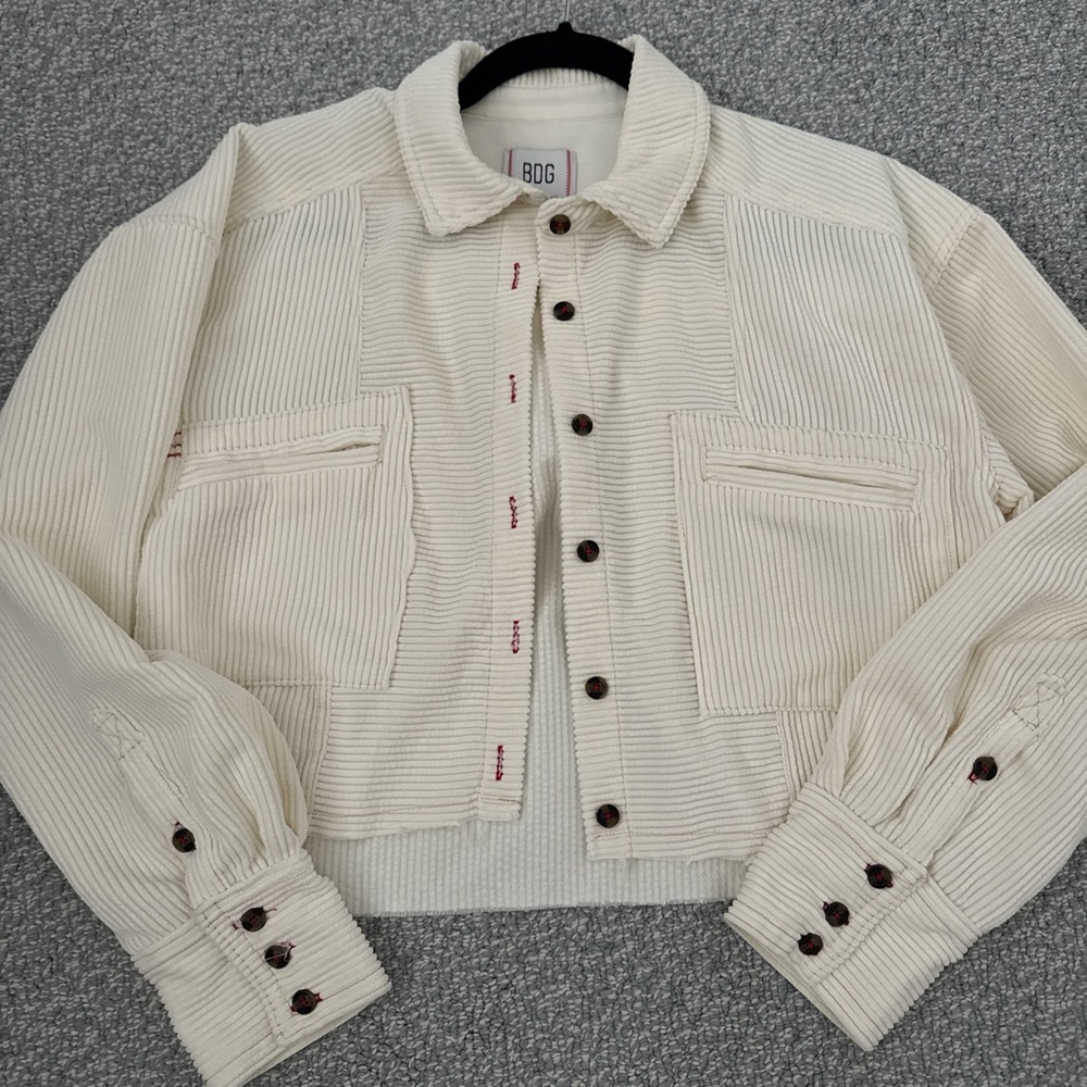 BDG Cream Corduroy Jacket